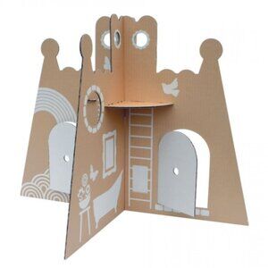 Flatout Frankie Cardboard Princess Castle Pretend Play Toy NEW